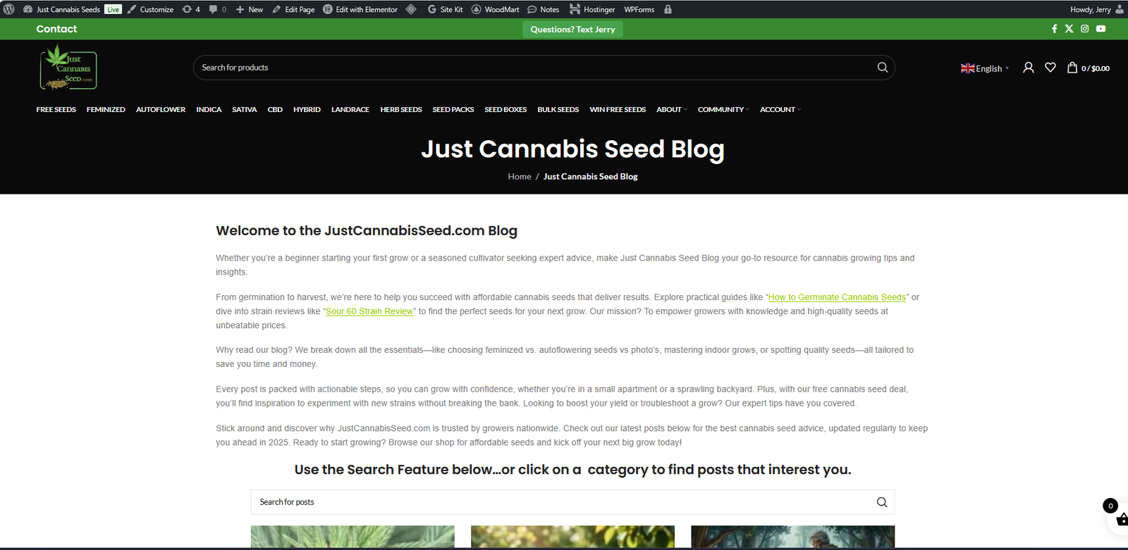 Find all my cannabis related content on my blog at just cannabis seed.